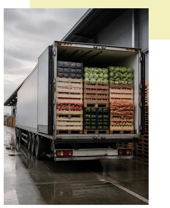 Перевозка плодоовощной продукции в Назарово по цене от 5139 р. | Агросервис-Нрв